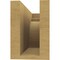 Ekena Millwork 4in. W x 6in. H x 12in. L New Brighton Woodgrain TimberThane Rafter Tail, Primed Tan RFTUR04X06X12NEBRCPR - alternate 5